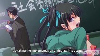 Anime Hentai Orgy with Classmate Features Big Black Cock Action