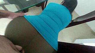 Stepsister with giant cameltoe begs me to join her errands then I fuck and lick her pussy and ass.