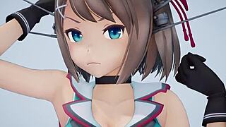 Maya From Kantai Collection Feels Deep Emotions In Anime Fuck