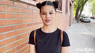 Putalocura - Brazilian with perfect ass swallows Torbe's load