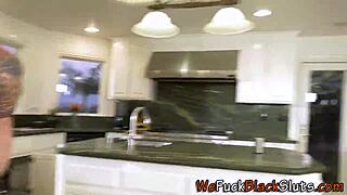 Ebony Beauty Sucking Dick And Fucking