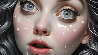 ever seen 100 ai facials in anime hentai blowbang style?