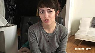 All Natural Sloan Fingers Hairy Pussy