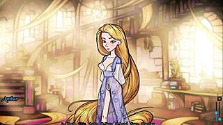 Once Upon a Porn Time: Memories of Rapunzel Ruta Angel in an anime cartoon adventure.