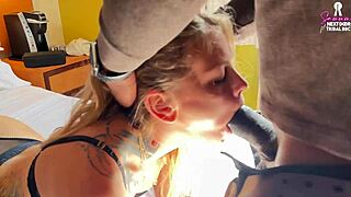 husband watches and films wife taking her first bbc, then gets sloppy seconds.