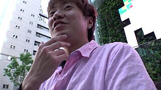 Hey, That Stunning Japanese Signboard Girl Is Wild in Bed Too