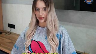 Stepsister, forget coffee, morning sex will wake you up with a bang.