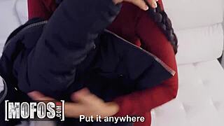 Mofos student Andreina Deluxe finds studying boring and chooses oral instead