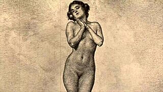 Vintage erotic drawings bring retro fantasies to life.