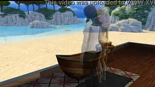 seraphina fucks neighbor in bathroom and beach scenes!