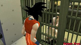 Dragon Ball hentai transforms Chichi into a sexy slave for her husband's boss.