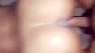 Latina screams with pleasure during homemade fucking