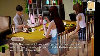 Hey, in academy 71, the hentai game has anime girls with big cocks.