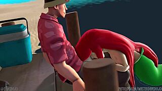 Under the sea: The Little Mermaid in erotic 3D porn