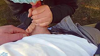 cum on panties hot milf pulls panties up full of cum