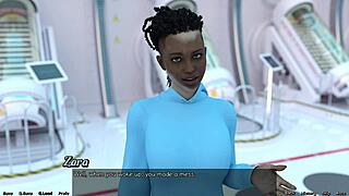 Red haired step sister showers in Stranded in Space 7 with huge tits 😍