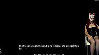 in tales from the deep, eve does a striptease in public.