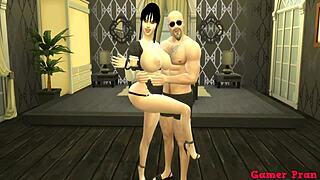 Dragon Ball hentai transforms Chichi into a sexy slave for her husband's boss.