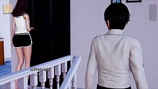 indian woman with big tits and ass in game