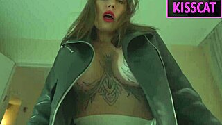 Hey, stepmom, no panties after party? Stepson bangs her hard in shared bed till cum!