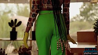 i can't get over nyla's huge natural ebony tits showing everything