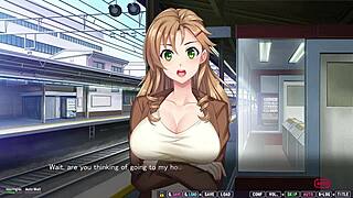 My Naughty Ex-Classmate Trophy Wife Banged on Public Train