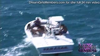 Naked Parasailing with Three Hot Spring Breakers! Absolute Wild Fun!