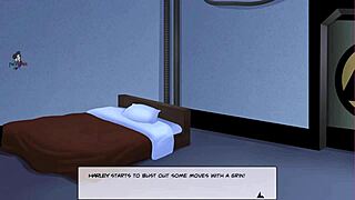 Dc comics hentai features blonde and redhead with big tits dancing and handjob leading to orgasm