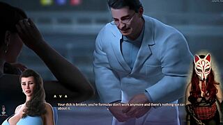 I see this gamer girl in her see-thru bra playin' a porn game outside