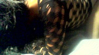 YOUNG CHUBBY BIG TIT Navajo Tiff BENT OVER in LINGERIE for DOGGYSTYLE action