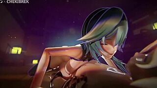 animated hentai clip with wild 3d action and steamy scenes. pure cartoon thrill!