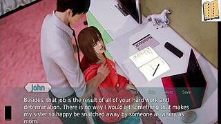 Hey, in academy 71, the hentai game has anime girls with big cocks.