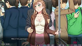 My Naughty Ex-Classmate Trophy Wife Banged on Public Train