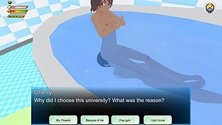 femdom humiliates slave in university bathroom. 'cute cherry, submit?'