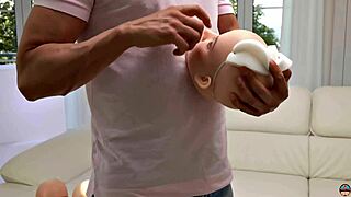 giant boobs anime sexdoll robot shocked by rough anal fucking but loving every second