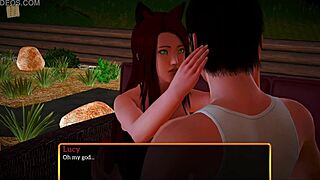 In my new family 394, the teen 18+ shows her big tits.