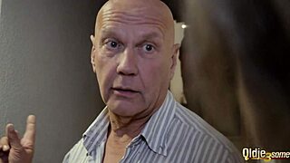 Hey, Watch This Bald Guy Pound Tight Young Pussy in Threesome