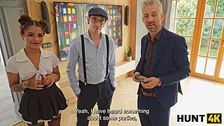 Isn’t this pricey pussy just too pretty to resist on the sofa?