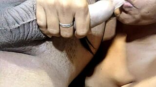 Young girl, why sneak into the wrong room to swallow hot cum?