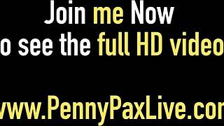 Butt Pluggin Penny Pax Pounds Tight Wet Asshole Hard