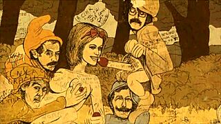 Vintage erotic drawings bring retro fantasies to life.