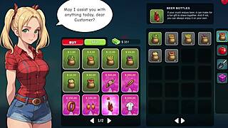 Honeysun walkthrough hgame with deepthroat blowjob and creampie