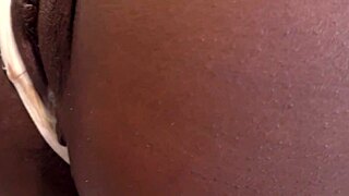 amateur black student gets creampie