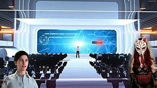 I see this gamer girl in her see-thru bra playin' a porn game outside