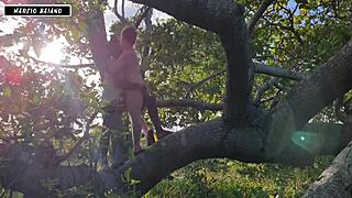 Girl Offers Herself To Monster Cock In Amazon!