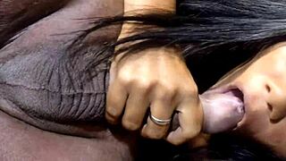 Young girl, why sneak into the wrong room to swallow hot cum?