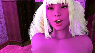 i creampied a sweet purple juicy bald ass pussy with my futa cock