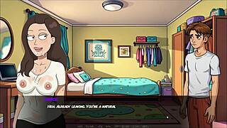 Portal Porn Demoniums Parody Hentai Game Ep 3 with Morty's Sister.