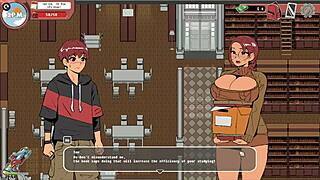 i give a nerdy girl a public handjob in the library for spooky milk life