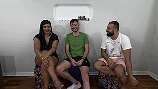 Fode cast - we did a dp on nicoly mattos and came inside her pussy until it foamed